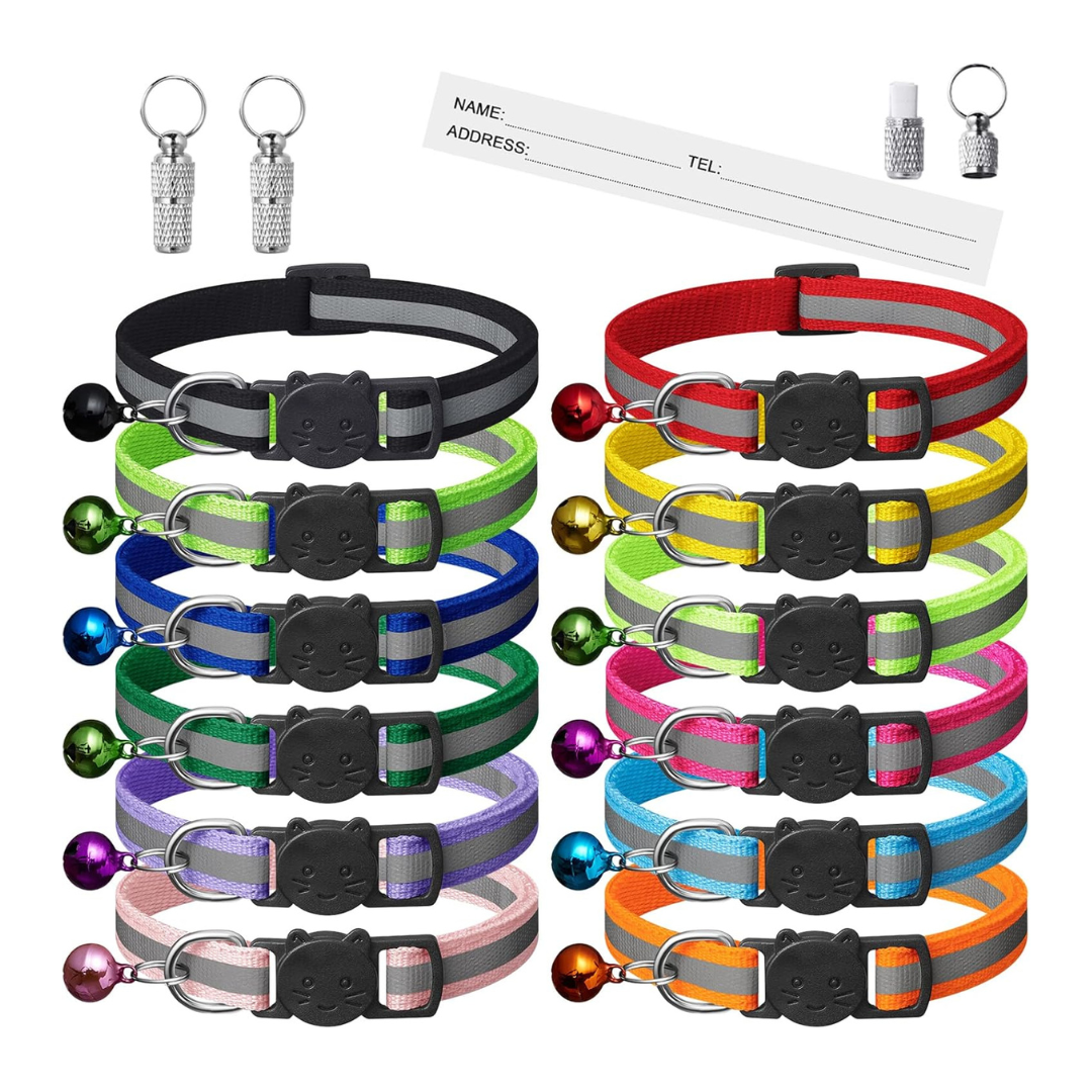 Cat Flea Collar Extodry Reflective-Breakaway Cat Collars