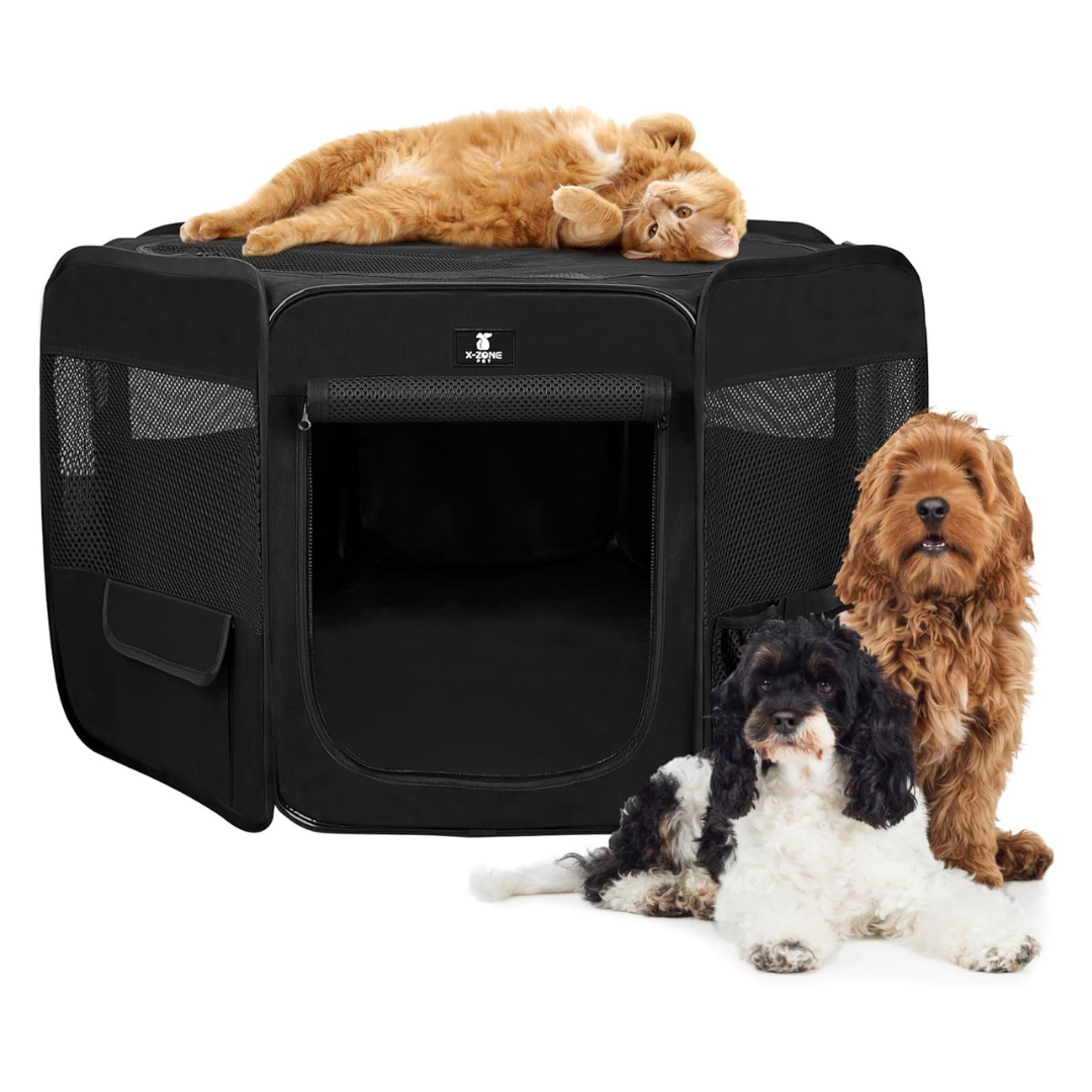 X-ZONE PET Portable Stylish Small Dog Crate